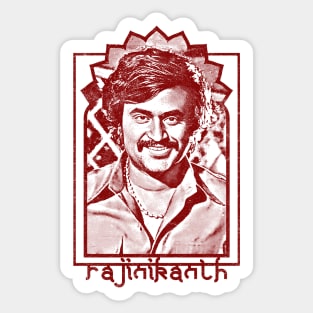 Rajinikanth ---- Vintage Look Original Design Sticker